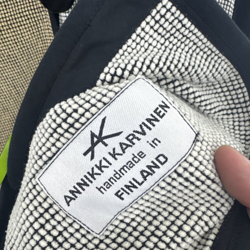 Annikki Karvinen Colorblock Jacket Women’s L – Designer Art to Wear Finland - Picture 7 of 7